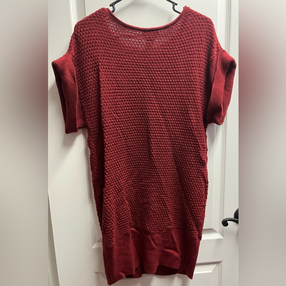 Lane Bryant Size 18/20 Tunic Sweater Burgundy
